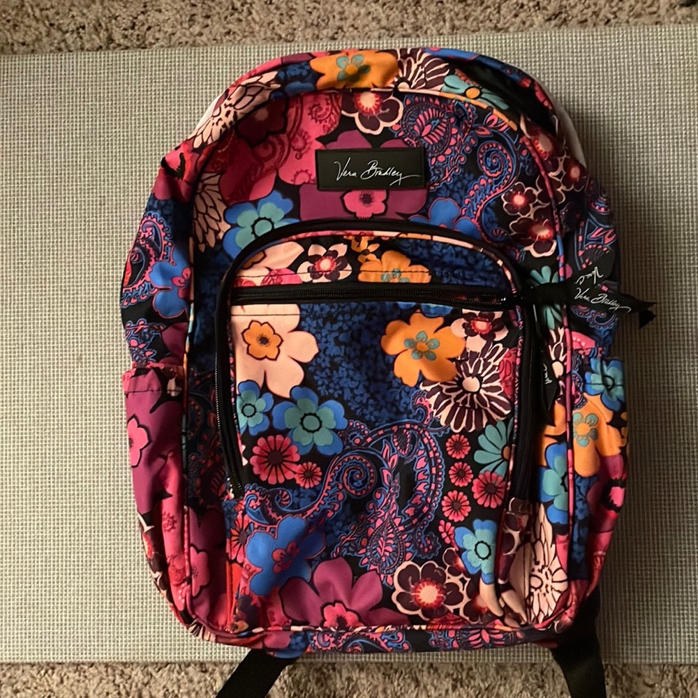 Vera Bradley Backpack 14 x 12 in. Gently used.